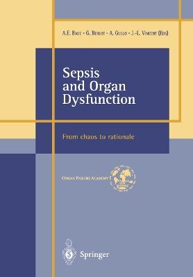 Sepsis and organ dysfunction. From chaos to rationale - copertina