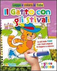 Il gatto con gli stivali. Leggo e coloro le fiabe - copertina