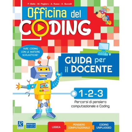 Officina del coding 1-2-3. Guida per il docente - copertina