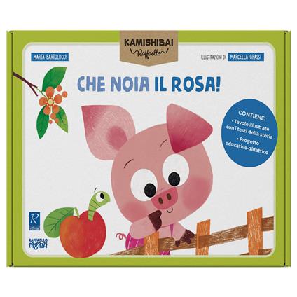 Che noia il rosa. Tavole per kamishibai. Ediz. a colori. Con guida. Con kamishibai - Marta Bartolucci - copertina