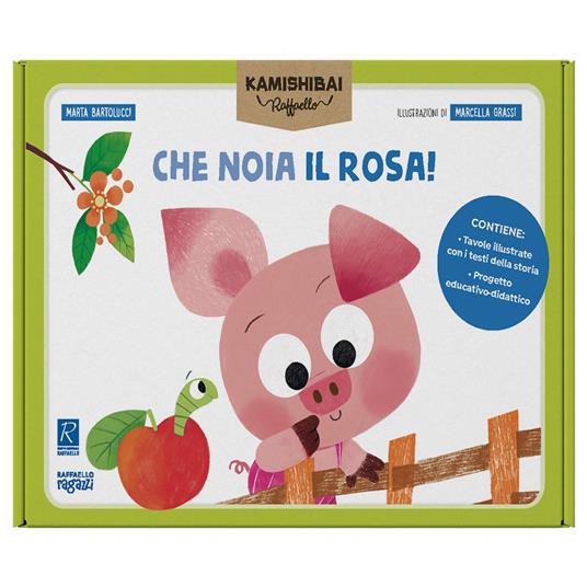 Che noia il rosa. Tavole per kamishibai. Ediz. a colori. Con guida. Con kamishibai - Marta Bartolucci - copertina