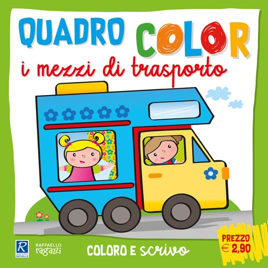 I mezzi di trasporto. Quadro color. Ediz. a colori - copertina