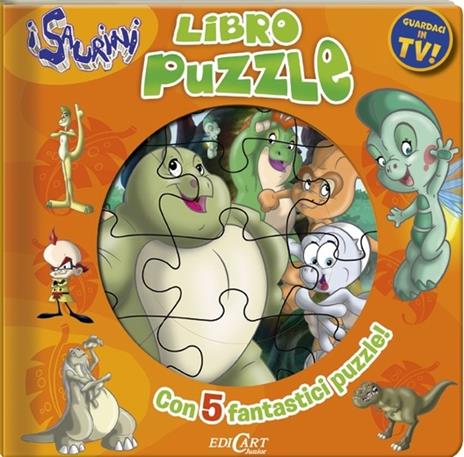 I Saurini. Libro puzzle - copertina