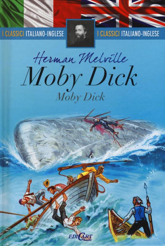 Moby Dick. Testo inglese a fronte. Ediz. bilingue - Herman Melville - copertina