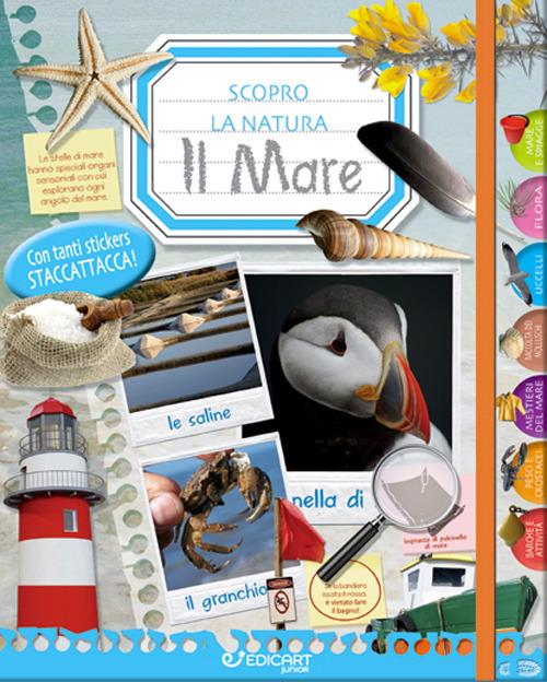 Il mare. Scopro la natura. Con adesivi. Ediz. a colori - copertina