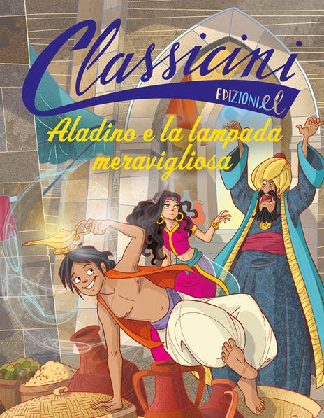 Aladino e la lampada meravigliosa. Classicini. Ediz. illustrata - Tommaso Percivale - copertina