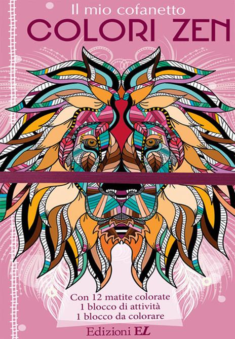 Il mio cofanetto. Colori zen. Ediz. illustrata. Con 12 matite colorate - copertina