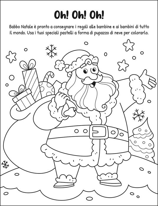 Evviva il Natale da colorare. Ediz. illustrata. Con 12 pastelli - 3
