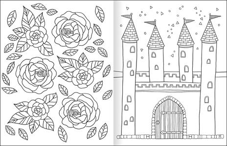 Scintillante. Libro da colorare. Ediz. illustrata. Con brillantini adesivi - 2