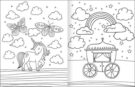 Scintillante. Libro da colorare. Ediz. illustrata. Con brillantini adesivi - 4