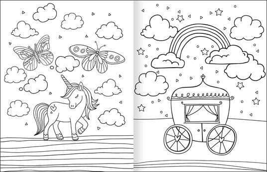 Scintillante. Libro da colorare. Ediz. illustrata. Con brillantini adesivi - 4