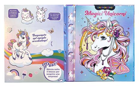 Caleidoscopio. Magici unicorni. Ediz. illustrata. Con 6 pennarelli luminosi - 2