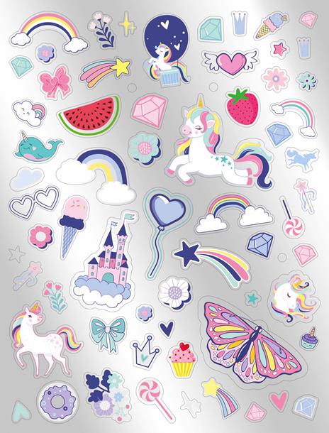 Caleidoscopio. Magici unicorni. Ediz. illustrata. Con 6 pennarelli luminosi - 3