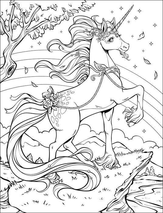 Caleidoscopio. Magici unicorni. Ediz. illustrata. Con 6 pennarelli luminosi - 4