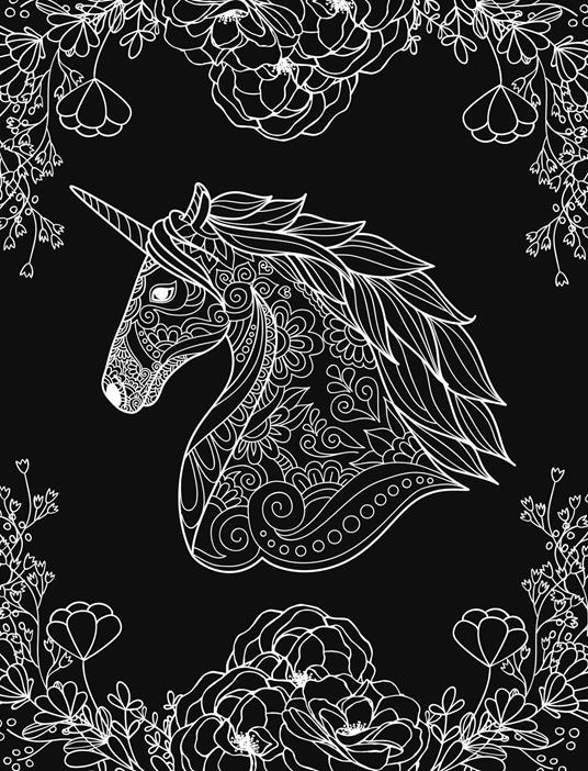 Caleidoscopio. Il mondo degli unicorni. Ediz. illustrata. Con 6 pennarelli neon - 3