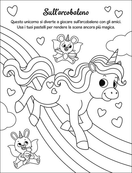Magici unicorni da colorare. Ediz. illustrata. Con 16 pastelli - 2