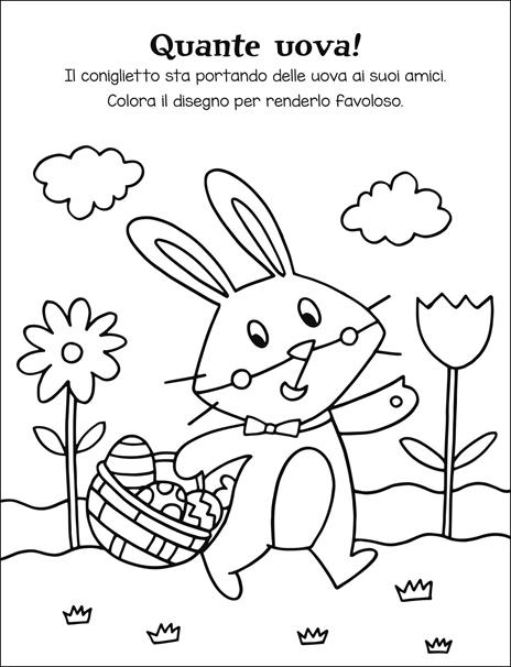 Amici coniglietti da colorare. Ediz. illustrata. Con 12 pastelli - 4