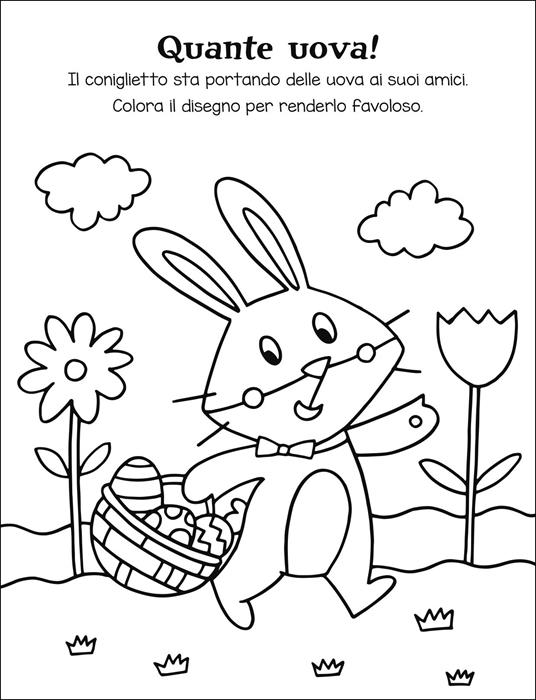 Amici coniglietti da colorare. Ediz. illustrata. Con 12 pastelli - 4