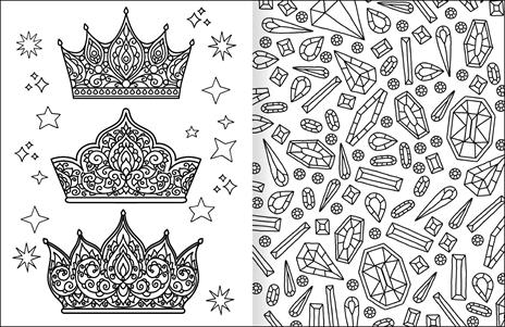 Fatine scintillanti. Libro da colorare. Ediz. illustrata. Con 750 brillantini adesivi - 3