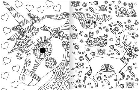 Fatine scintillanti. Libro da colorare. Ediz. illustrata. Con 750 brillantini adesivi - 4