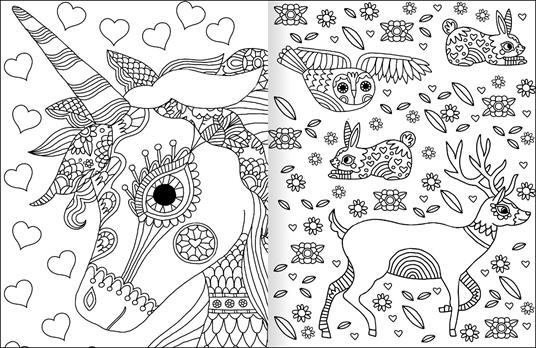 Fatine scintillanti. Libro da colorare. Ediz. illustrata. Con 750 brillantini adesivi - 4