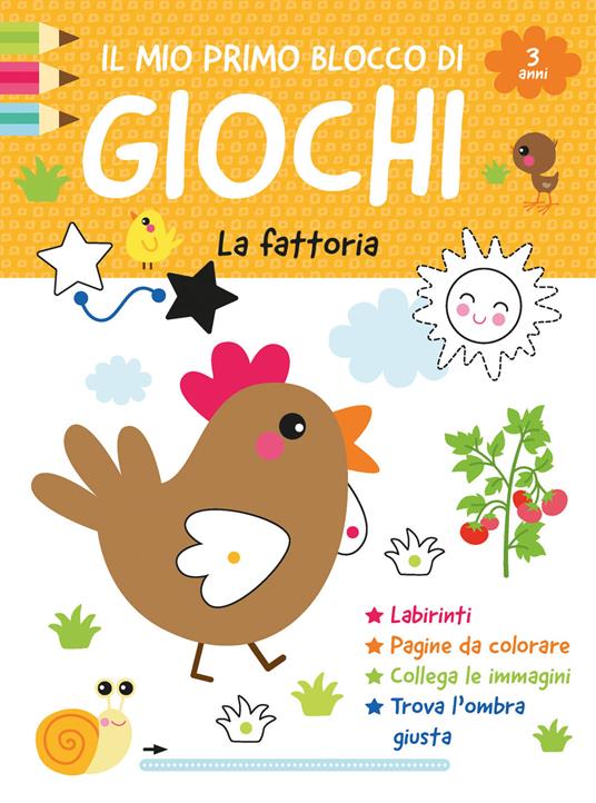 Il mio primo blocco di giochi. La fattoria. Ediz. a colori - copertina