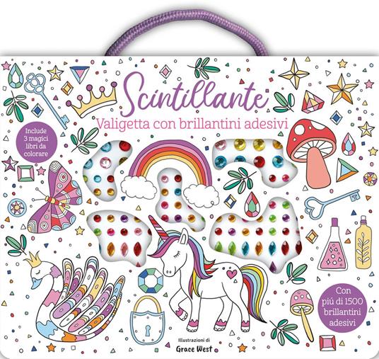Scintillante. Valigetta. Ediz. illustrata. Con brillantini adesivi - copertina