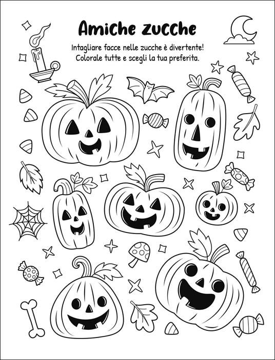 Fantasmi, streghe, mostri da colorare. Ediz. illustrata. Con 10 pastelli impilabili - 2