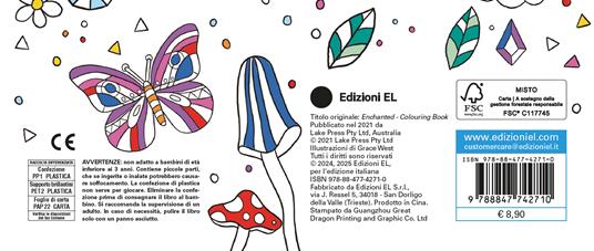 Scintillante. Libro da colorare. Ediz. illustrata. Con 750 brillantini adesivi - 5