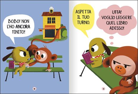 Bobo e Pippo. Che cosa leggi? Ediz. a colori - Vikram Madan - 4