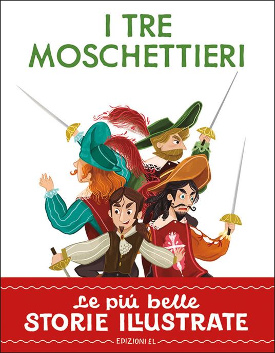 I tre moschettieri. Stampatello maiuscolo. Ediz. a colori - Stefano Bordiglioni - copertina