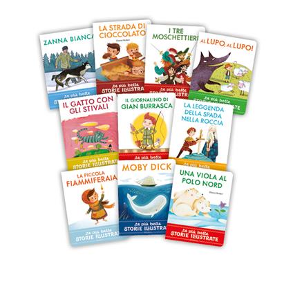 La mia prima biblioteca di fiabe illustrate. Stampatello maiuscolo. Ediz. a colori - copertina