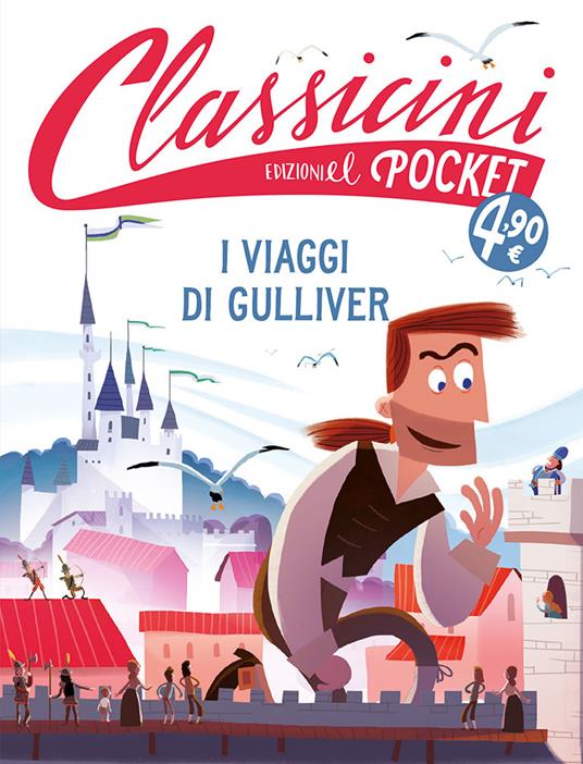 Il viaggi di Gulliver. Pocket. Classicini. Ediz. a colori - Alessandro Gatti - copertina