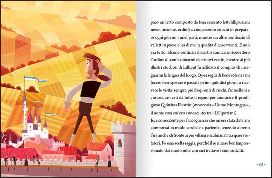 Il viaggi di Gulliver. Pocket. Classicini. Ediz. a colori - Alessandro Gatti - 4