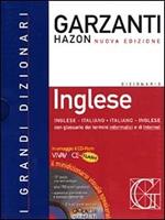 Dizionario Garzanti Hazon di inglese. Inglese-italiano, italiano-inglese. Con CD-ROM