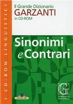 Grande dizionario dei sinonimi e contrari. CD-ROM