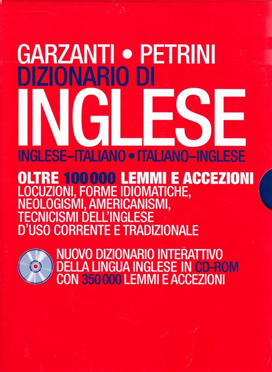 Dizionario di inglese Garzanti/Petrini. Con CD-ROM - copertina