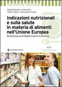 Indicazioni nutrizionali e sulla salute in materia di alimenti nell'Unione Europea - copertina