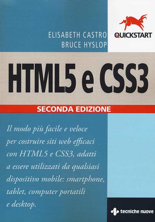 HTML e CSS - Elizabeth Castro,Bruce Hyslop - copertina