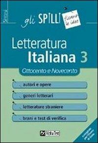 Letteratura italiana Vol. 3