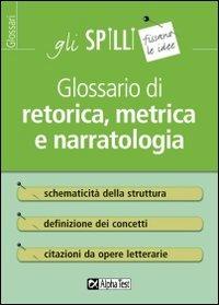 Glossario di retorica, metrica e narratologia - Claudia Bussolino - copertina