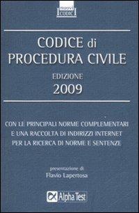 Codice di procedura civile 2009 - copertina