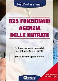 Ottoventicinque funzionari Agenzia delle entrate - copertina