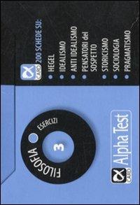 Filosofia. Esercizi. Vol. 3 - copertina
