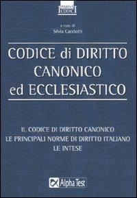 Codice di diritto canonico ed ecclesiastico