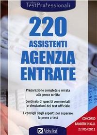 220 assistenti all'Agenzia delle Entrate