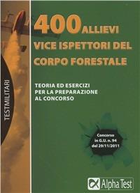400 allievi vice ispettori del Corpo Forestale dello Stato