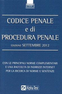 Codice penale e di procedura penale
