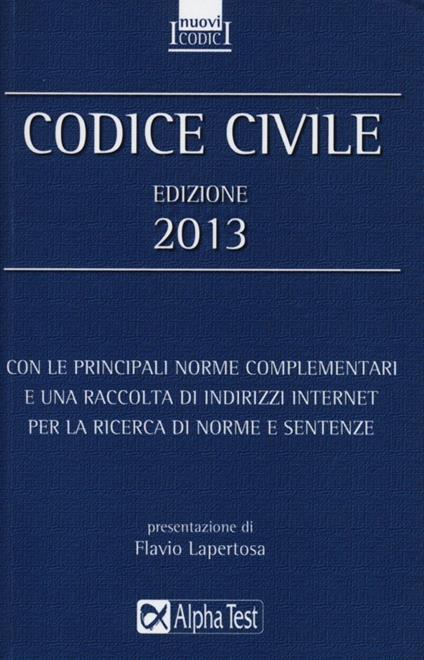 Codice civile 2013 - copertina