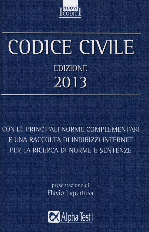 Codice civile 2013 - copertina
